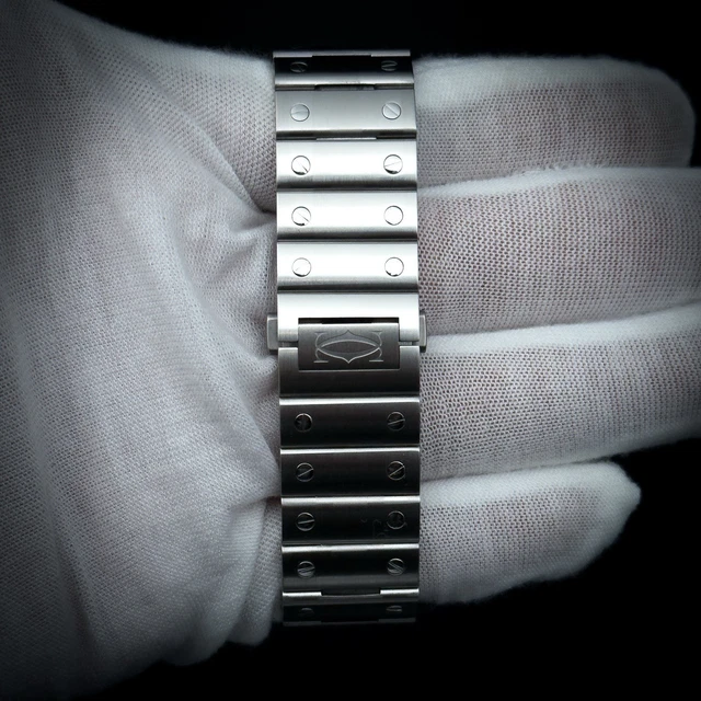 Montre Cartier Santos de Cartier 39,8 mm, cadran gris, bracelet en acier, 2025 (WSSA0037) – Image 5