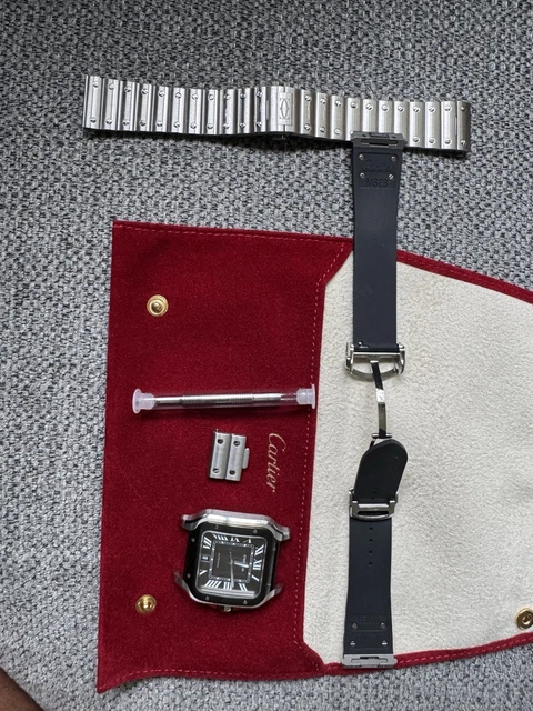 2025 Cartier Santos de Cartier WSSA0037 Noir ADLC Acier – Image 7