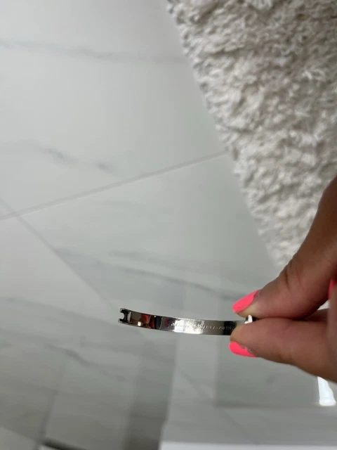 Bracelet Love Cartier - Or blanc 18 carats - Taille 16 - Coffret et tournevis – Image 2