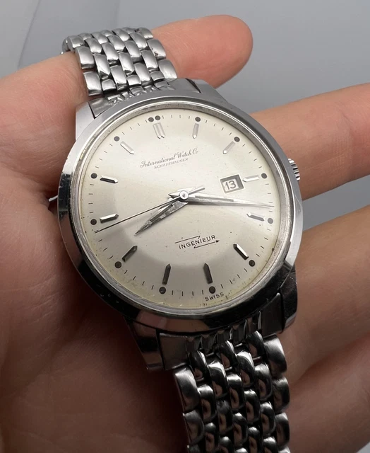 IWC SCHAFFHAUSEN Ingenieur AUTOMATIQUE REF 666 MONTRE VINTAGE HOMME CAL 8531 – Image 4