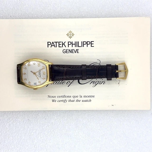 Montre-bracelet automatique Patek Philippe pour homme, rare, en or 18 carats, référence 5030, avec papiers – Image 7