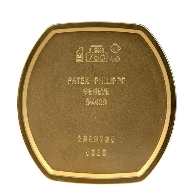 Montre-bracelet automatique Patek Philippe pour homme, rare, en or 18 carats, référence 5030, avec papiers – Image 4